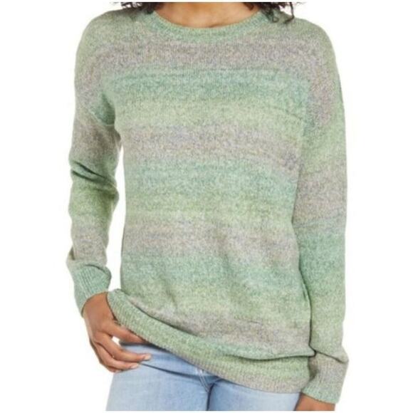 BP. Womens Space Dye‎ Stripe Knit Sweater Size Small New - Picture 13 of 13